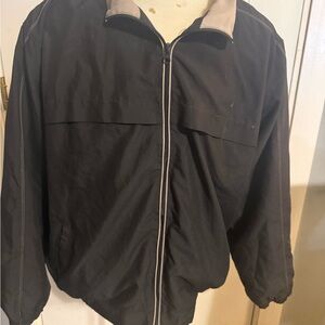 Weatherproof Black and‎ Gray Windbreaker
